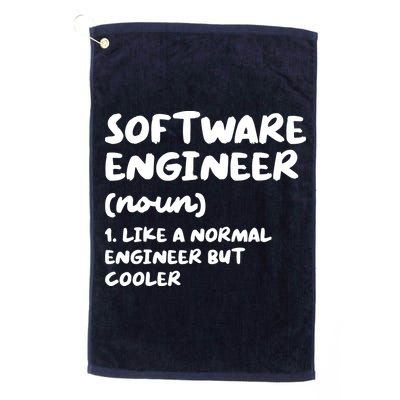 Software Engineer Definition Funny Engineering Golf Towel