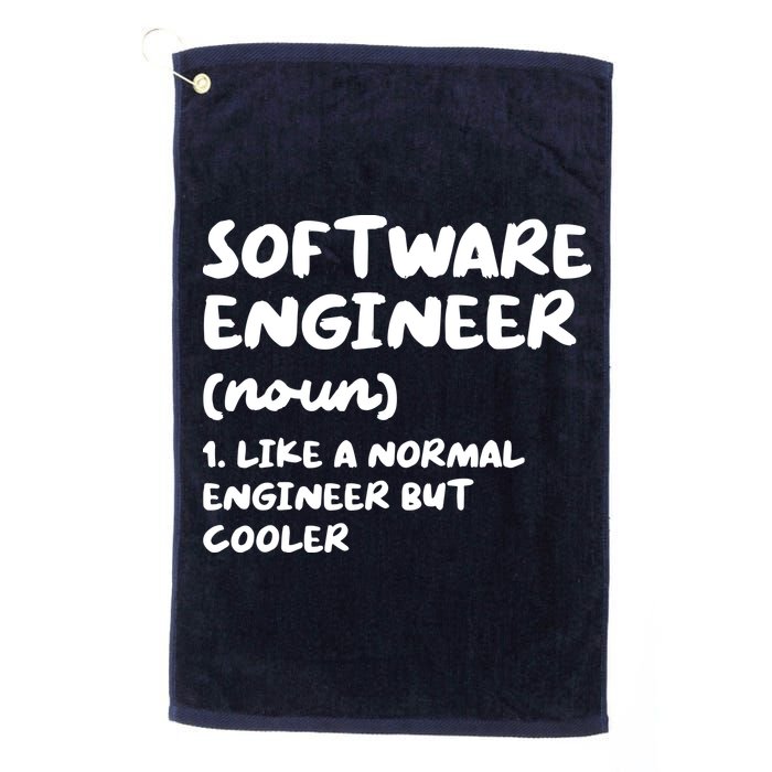 Software Engineer Definition Funny Engineering Golf Towel