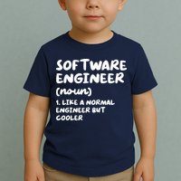 Software Engineer Definition Funny Engineering Toddler T-Shirt