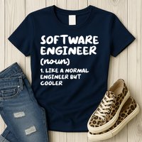 Software Engineer Definition Funny Engineering Womens T-Shirt