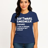 Software Engineer Definition Funny Engineering Womens T-Shirt