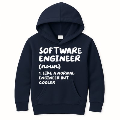 Software Engineer Definition Funny Engineering Kids Hoodie