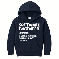 Software Engineer Definition Funny Engineering Kids Hoodie