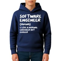 Software Engineer Definition Funny Engineering Kids Hoodie