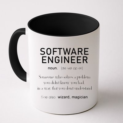 Software Engineer Definition Shirts Coder Definition Mug