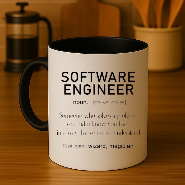 Software Engineer Definition Shirts Coder Definition Mug