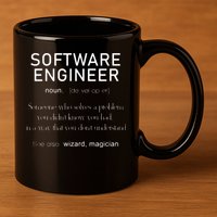 Software Engineer Definition Shirts Coder Definition 11oz C Handle Ceramic Mug