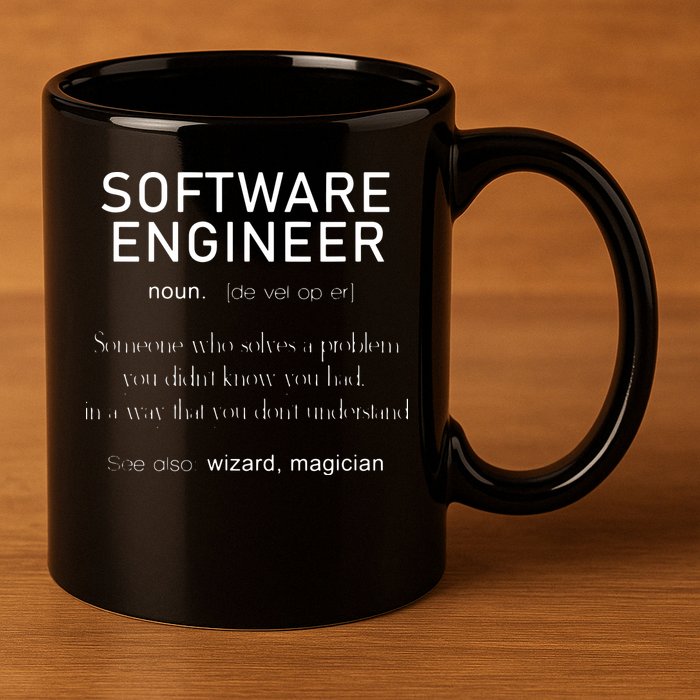 Software Engineer Definition Shirts Coder Definition 11oz C Handle Ceramic Mug