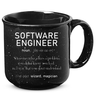 Software Engineer Definition Shirts Coder Definition 15oz Campfire Ceramic Mug