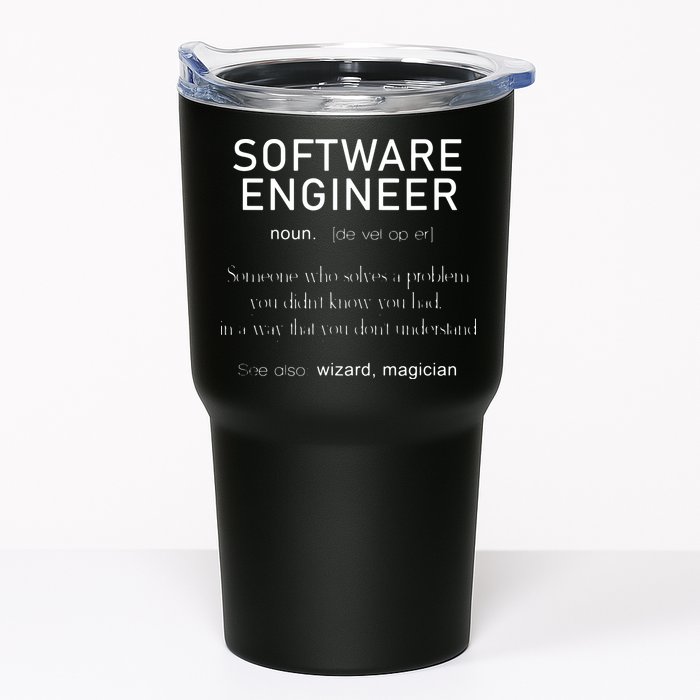 Software Engineer Definition Shirts Coder Definition Tumbler