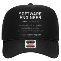 Software Engineer Definition Shirts Coder Definition Trucker Hat
