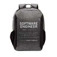 Software Engineer Definition Shirts Coder Definition Vector Backpack