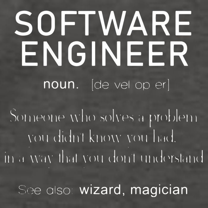 Software Engineer Definition Shirts Coder Definition Vector Backpack