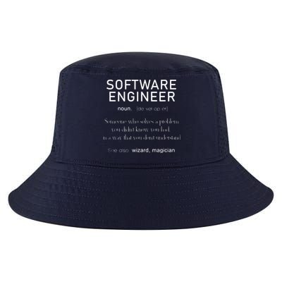 Software Engineer Definition Shirts Coder Definition Cool Comfort Performance Bucket Hat