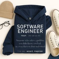 Software Engineer Definition Shirts Coder Definition Hoodie