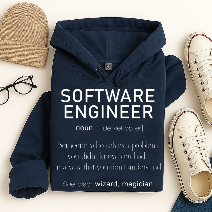 Software Engineer Definition Shirts Coder Definition Hoodie