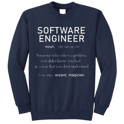 Software Engineer Definition Shirts Coder Definition Sweatshirt