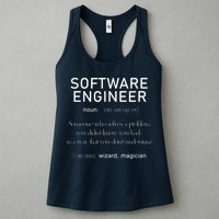 Software Engineer Definition Shirts Coder Definition Womens Tank Top