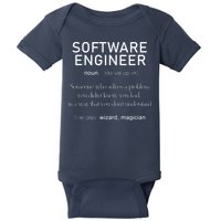 Software Engineer Definition Shirts Coder Definition Baby Bodysuit