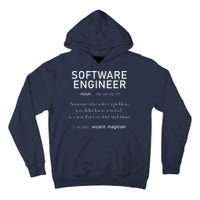 Software Engineer Definition Shirts Coder Definition Tall Hoodie