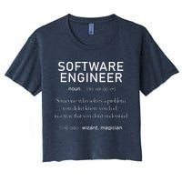 Software Engineer Definition Shirts Coder Definition Crop Top