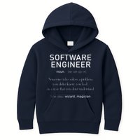 Software Engineer Definition Shirts Coder Definition Kids Hoodie