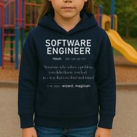 Software Engineer Definition Shirts Coder Definition Kids Hoodie