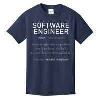 Software Engineer Definition Shirts Coder Definition Kids T-Shirt