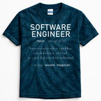 Software Engineer Definition Shirts Coder Definition Kids Tie-Dye T-Shirt