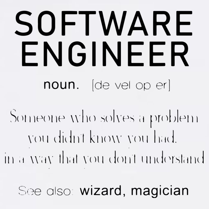 Software Engineer Definition Shirts Coder Definition Garment-Dyed Sweatshirt