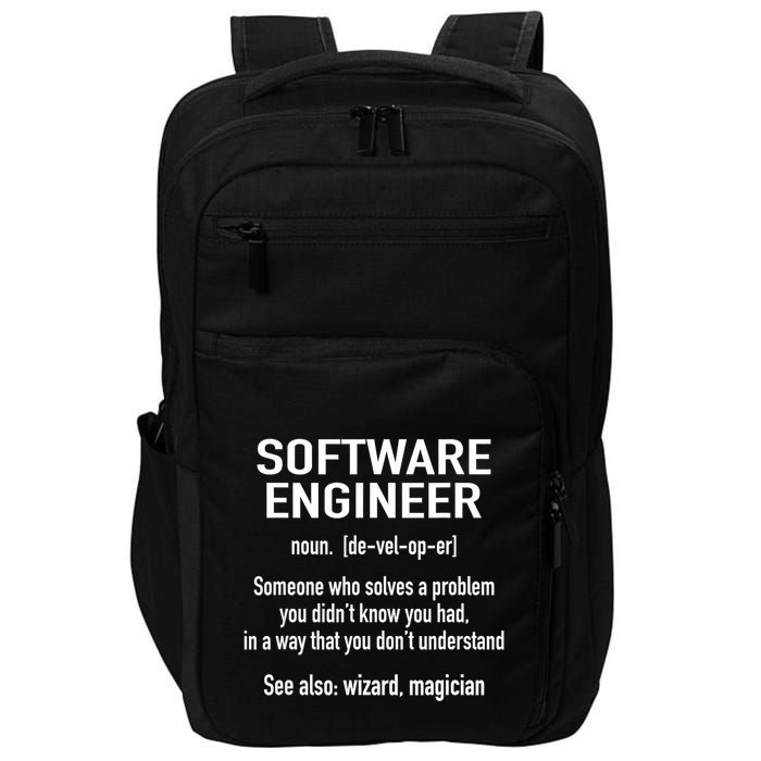 Software Engineer Developer Definition For Coder Programmer Impact Tech Backpack
