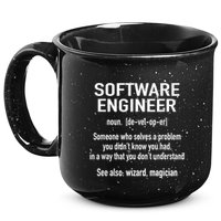 Software Engineer Developer Definition For Coder Programmer 15oz Campfire Ceramic Mug