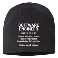 Software Engineer Developer Definition For Coder Programmer Sustainable Beanie