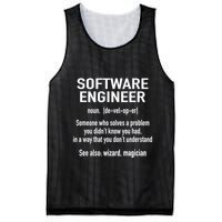 Software Engineer Developer Definition For Coder Programmer Mesh Reversible Basketball Jersey Tank