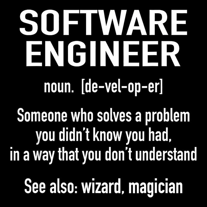 Software Engineer Developer Definition For Coder Programmer Mousepad