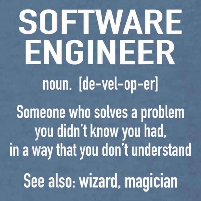 Software Engineer Developer Definition For Coder Programmer Garment-Dyed Sweatshirt
