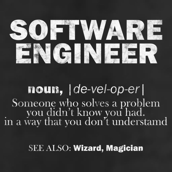 Software Engineer Definition Coder Cute Gift 25L Jumbo Tote