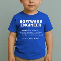 Software Engineer Definition Coder Cute Gift Toddler T-Shirt