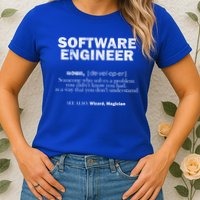 Software Engineer Definition Coder Cute Gift Women's T-Shirt
