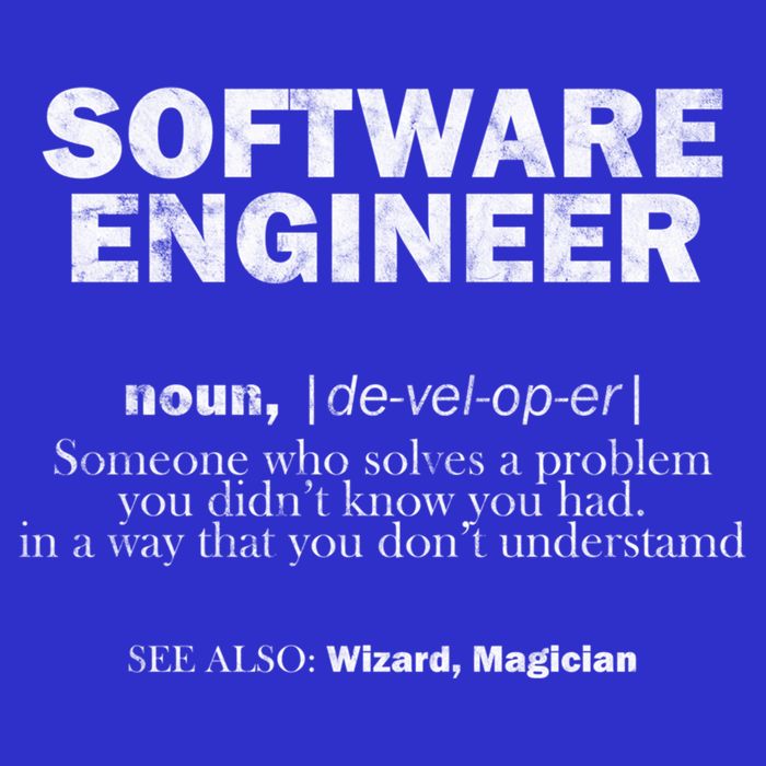 Software Engineer Definition Coder Cute Gift Women's T-Shirt