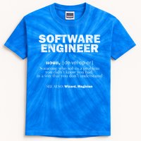 Software Engineer Definition Coder Cute Gift Kids Tie-Dye T-Shirt