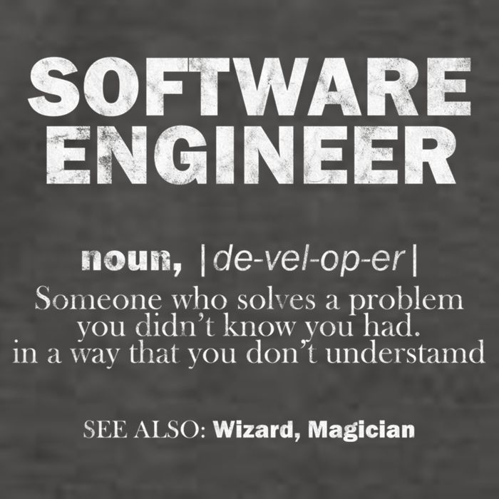 Software Engineer Definition Coder Cute Gift Vector Backpack