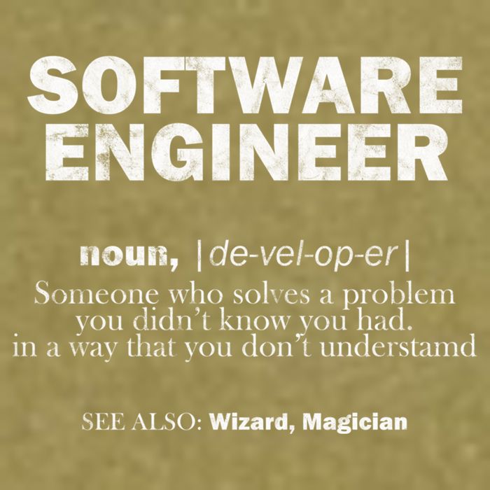 Software Engineer Definition Coder Cute Gift Garment-Dyed Women's Muscle Tee