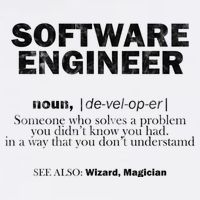 Software Engineer Definition Coder Cute Gift Garment-Dyed Sweatshirt