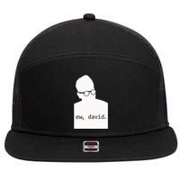 Silhouette Ew David 7 Panel Mesh Trucker Snapback Hat