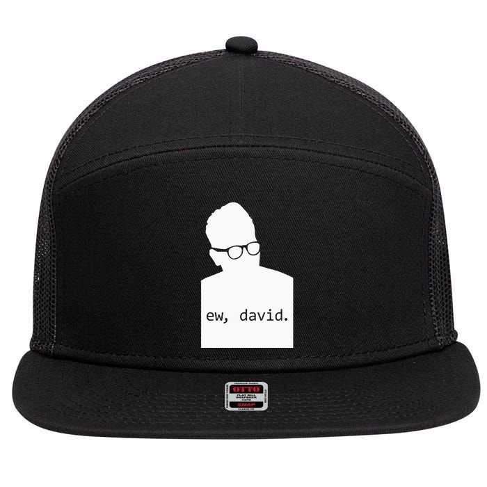 Silhouette Ew David 7 Panel Mesh Trucker Snapback Hat