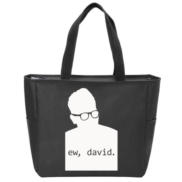 Silhouette Ew David Zip Tote Bag