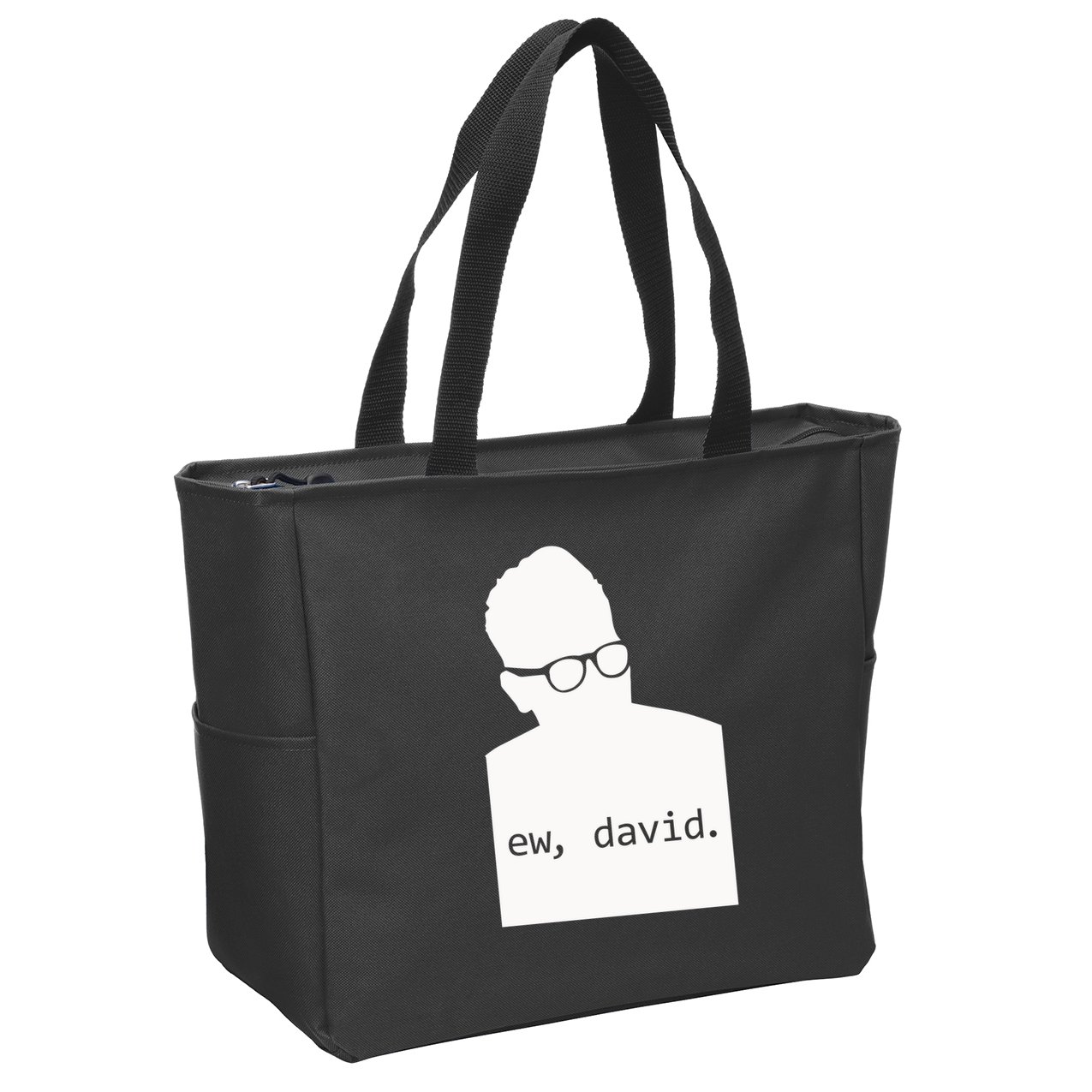 Silhouette Ew David Zip Tote Bag