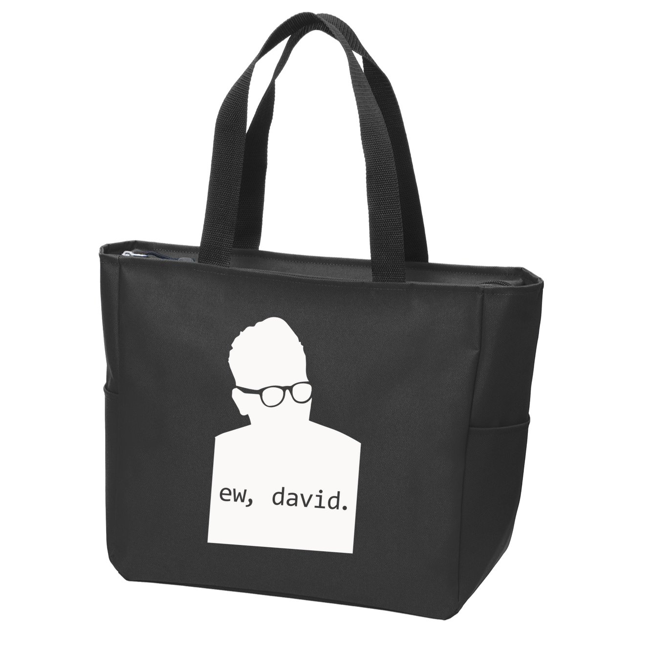 Silhouette Ew David Zip Tote Bag