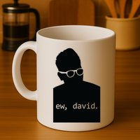 Silhouette Ew David Mug